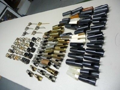  lot Ligatures Caps and lyres saxophone clarinet 116 pieces alto tenor