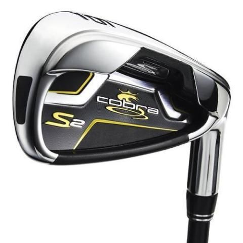 New Cobra S2 Iron Set w Stand Bag 4 GW Graphite Aldila DVS 2 Regular