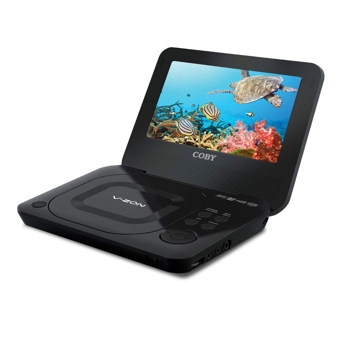 Coby TFDVD7011 Portable DVD Player 7 Display TFDVD7011