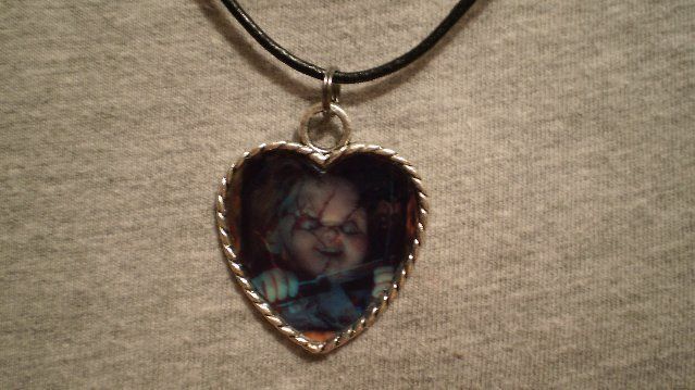 Chucky Doll Horror Childs Play Killer Necklace Psychobilly Goth