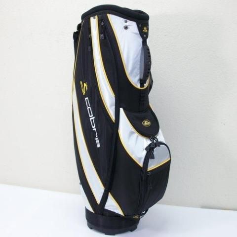 new 2011 cobra golf sport cart bag white black gold