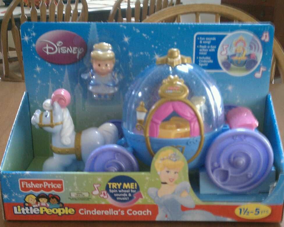  Price Little People Disney Cinderellas Carriage Coach Princess Set Toy