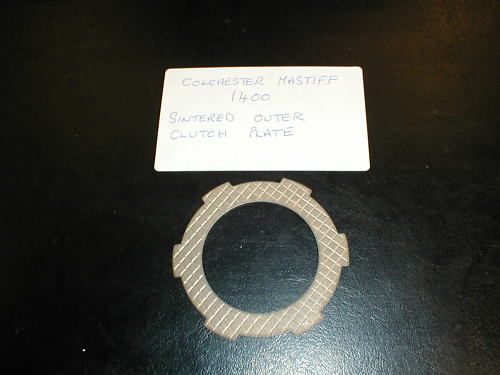 Colchester Mastiff 1400 Lathe Clutch Plate Sintered Colchester Spares