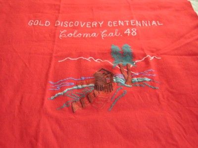 48 Coloma Calif Gold Rush Discovery Centennial Wool Jack Frost Utah