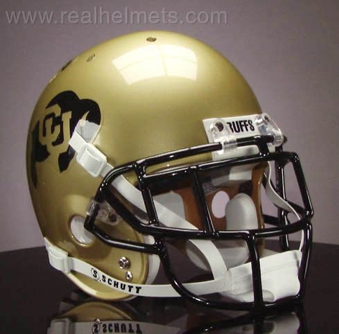 Colorado Buffaloes Football Helmet Front Decal