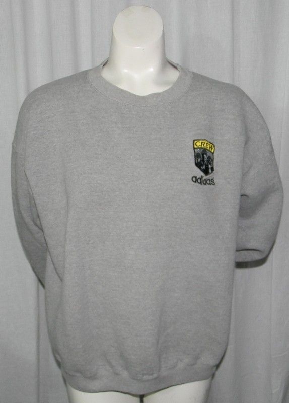 ADIDAS 2001 Grey COLUMBUS CREW MLS L S SweatShirt S EUC Soccer