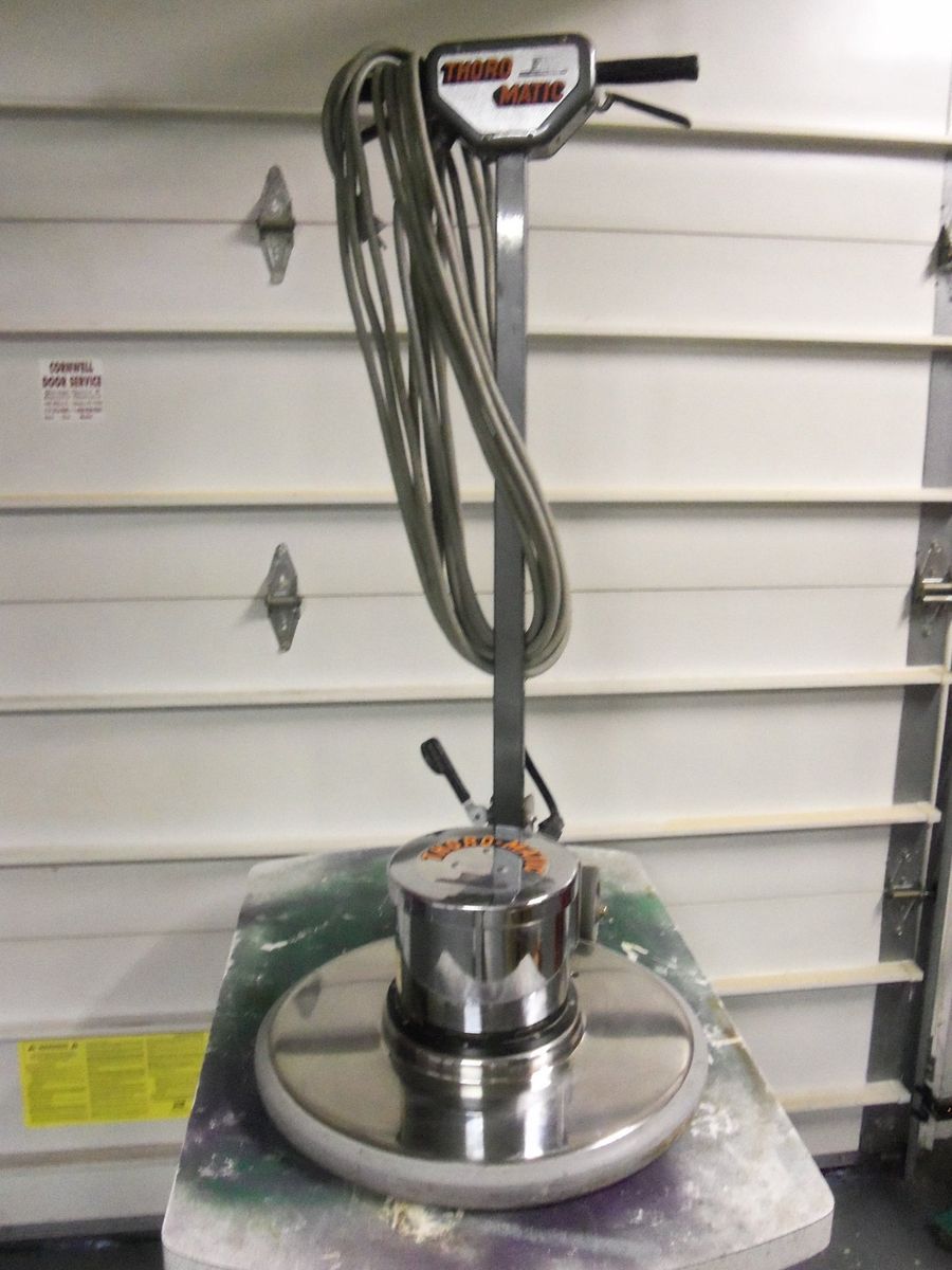 THORO MATIC 20 COMMERCIAL FLOOR BUFFER/POLISHER, MODEL TM20 on PopScreen