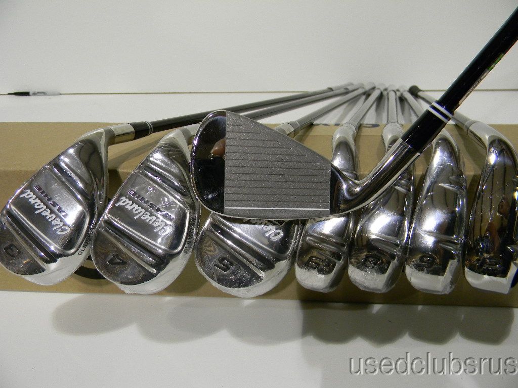 CLEVELAND GOLF 2012 MASHIE IRONS 3 PW GRAPHITE SENIOR A FLEX