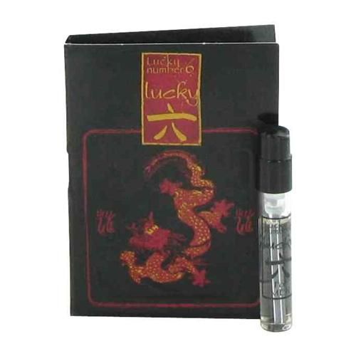 lucky number 6 men s cologne vial card brand new