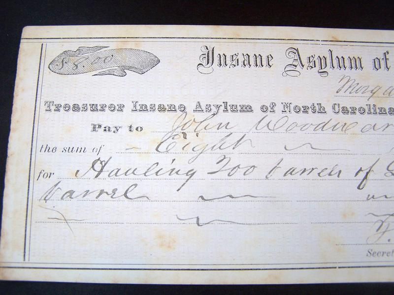 Confederate Colonel Thomas George Walton Signed Check