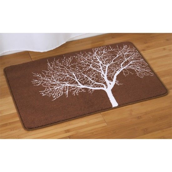 PC Brown Bathroom Toilet Rug Set Lid Contour Bath Rug Mat New