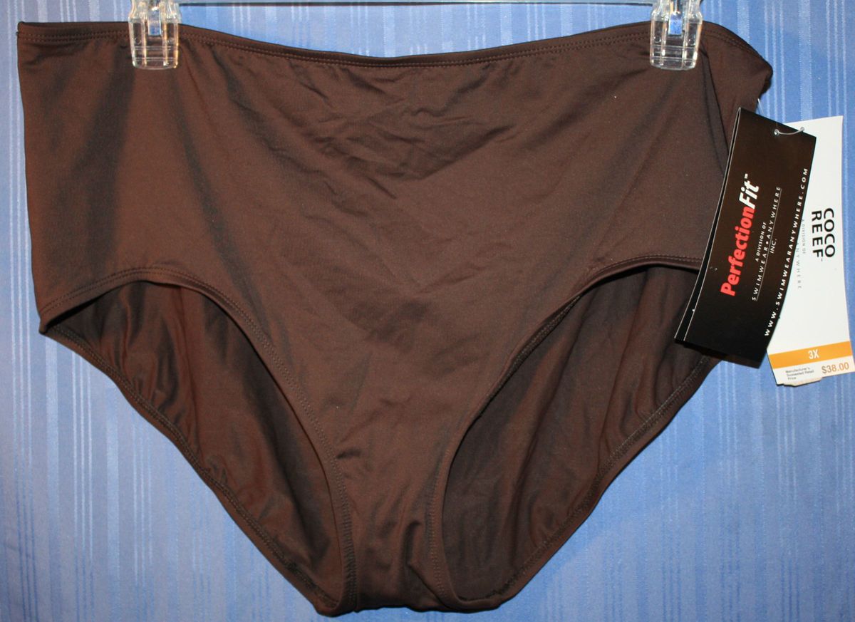 CoCo Reef 3X Swim Pant Plus Size bikini or tankini bathing suit bottom