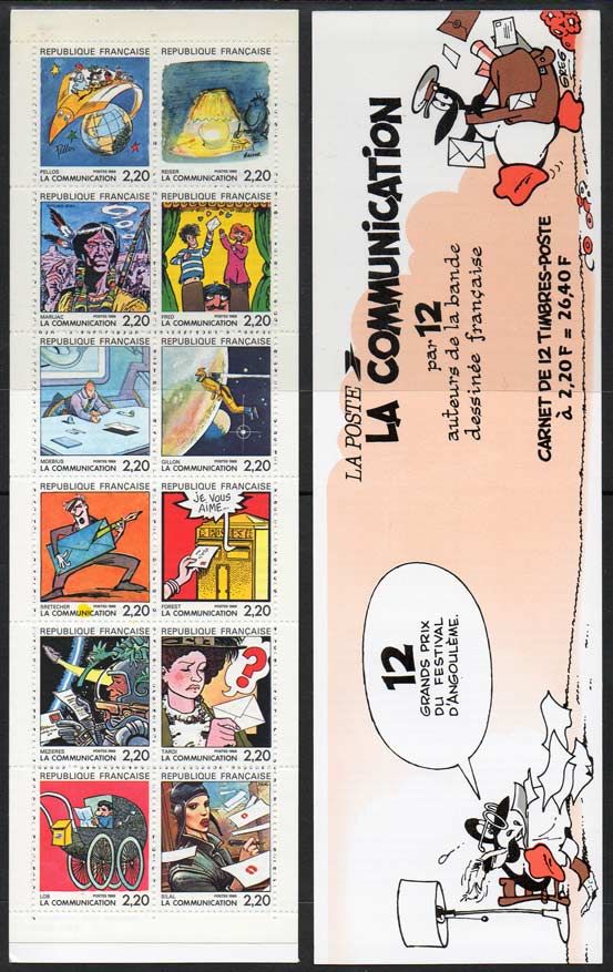 france 1988 communication booklet carnet vf 2099a