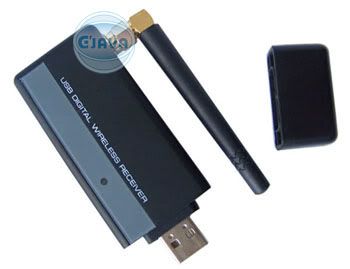  Wireless Video 4CH Camera USB Receiver DVR Home Security CCTV System