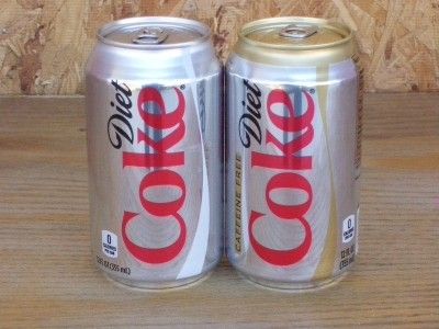 2012 USA Coca Cola The Heart Truth Caffeine Diet Free Coke Cans