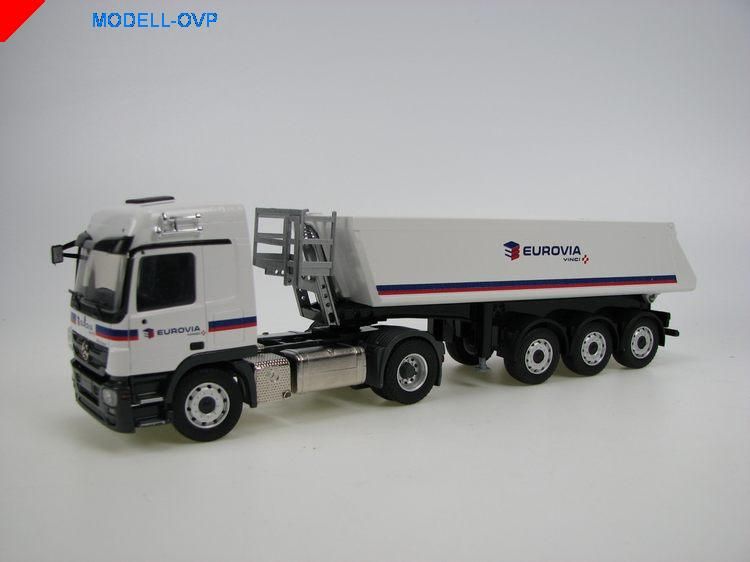   Cargobull Sattelkipper mit Mercedes Benz EUROVIA Conrad con 72202 01