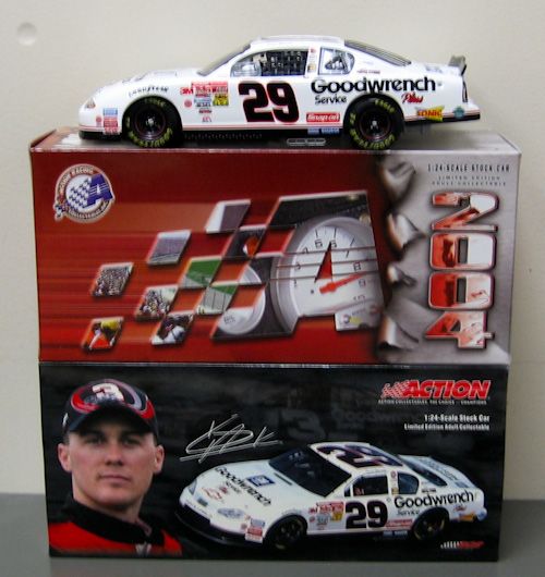  is for white nascar 29 kevin harvick 2001 monte carlo diecast model