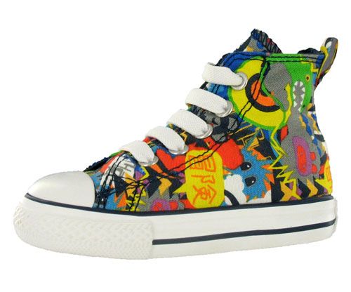 Converse Kids All Star Zip Fantastical Hi Top Sneakers