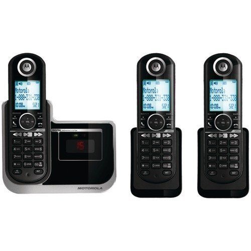 Motorola DECT 6 0 Enhanced Cordless Phone with 3 Handsets L803