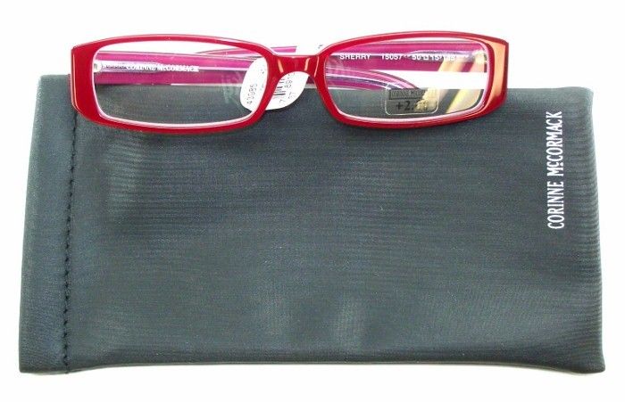 Corinne McCormack Reading Glasses Sherry Readers Red