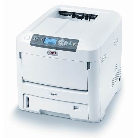 Oki C710N Workgroup Laser Color Printer Tesed Network Okidata Page