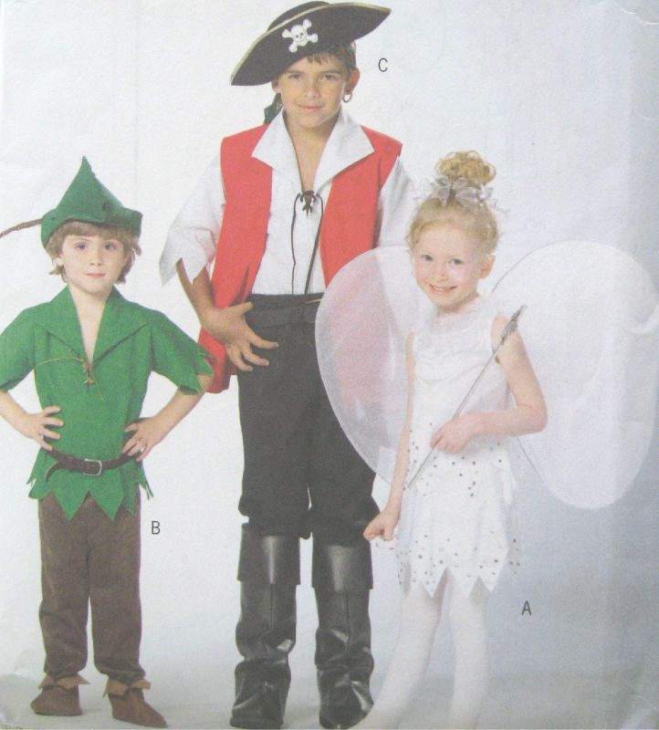 Childs Costume Pattern Wings Mocassins Boots Pants 4632