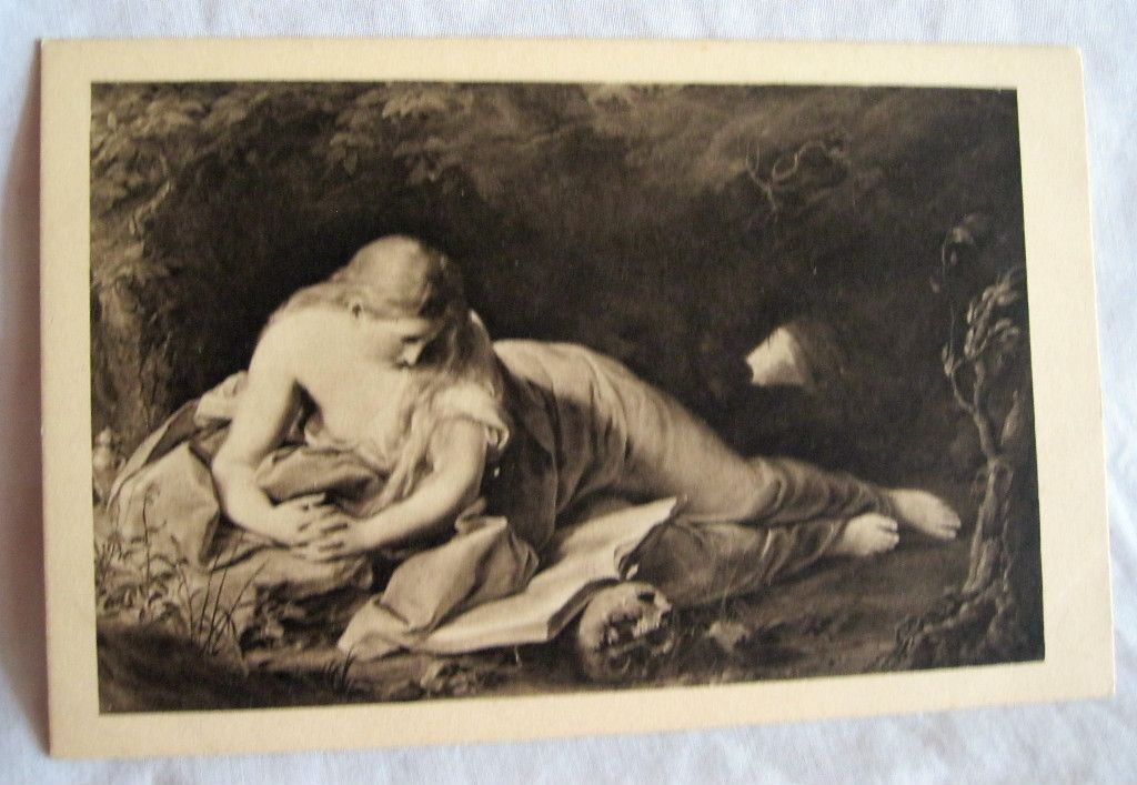 40 Batoni Magdalena Dresden Max Sinz Kunstverlag MS Postcard FREE SHIP