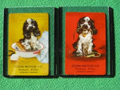 Coos Bay Oregon Packard Willys Cars Butch Cocker Spaniel Art by