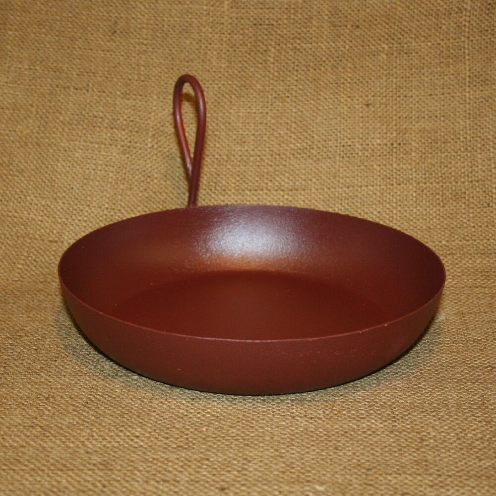 Country Red Candle Pan Tray Holder Potpourri Bowl Prim