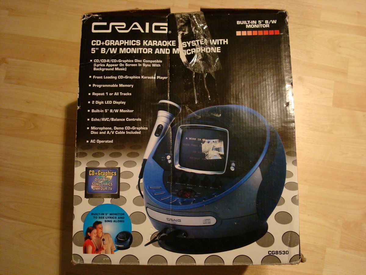 Craig Karaoke Model CG8530 New