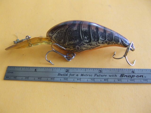 Fishing Lure 4 Unnamed Crank Bait Crab Brown Orange