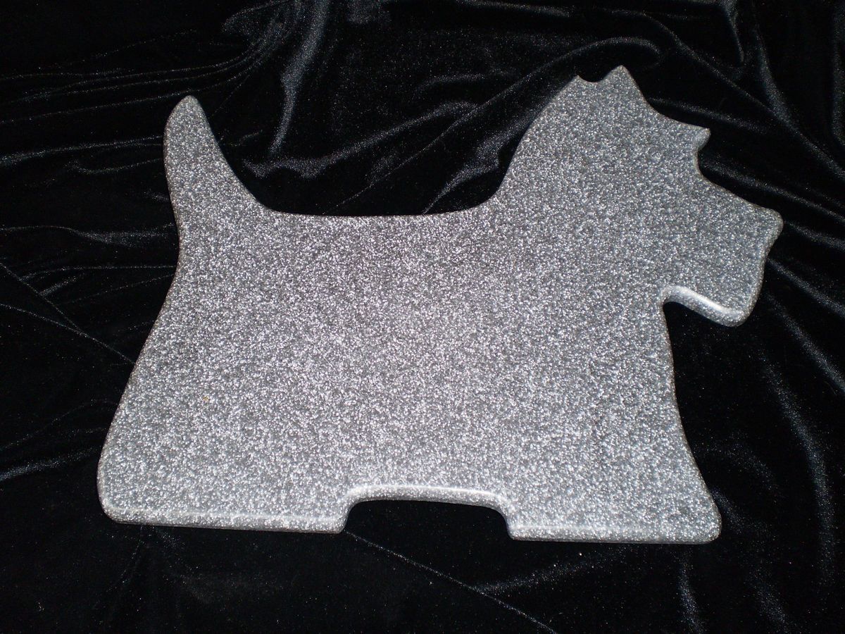 Adorable Scottie Terrier Dog Shaped Corian Cutting Board