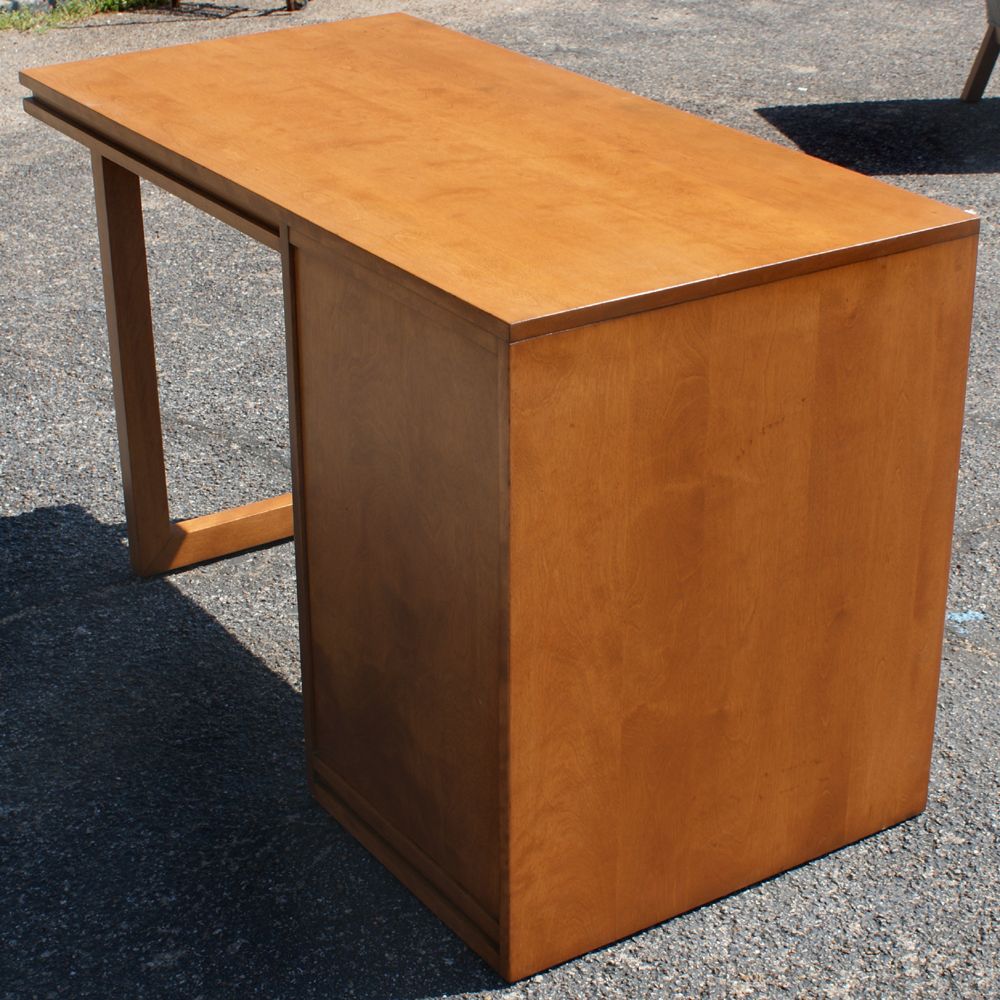 Conant Ball Russel Wright Desk Birch Mid Century Modern