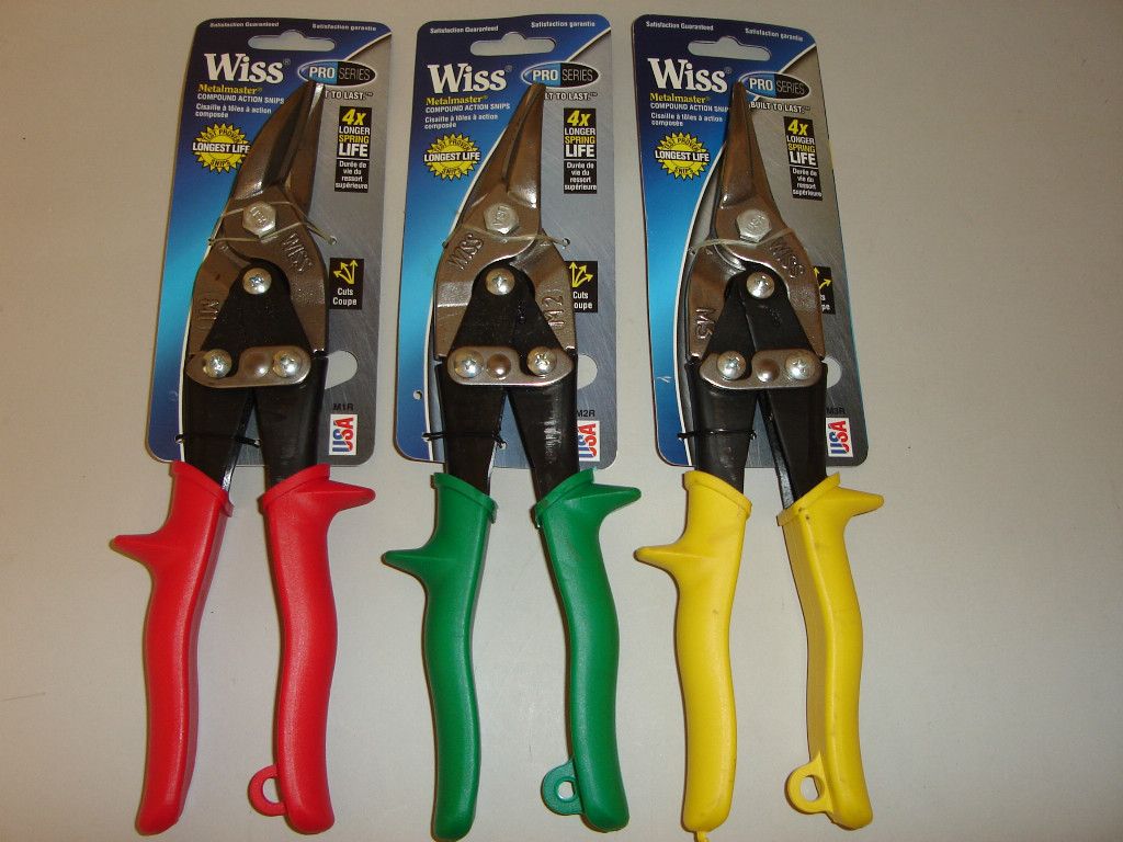 Brand New Wiss Metalmaster Compound Action Snips 9 3 4 M1R M2R M3R