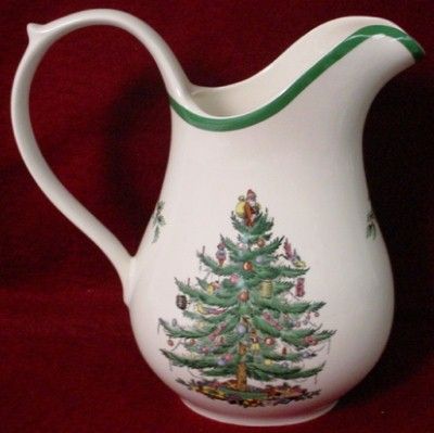  CHRISTMAS TREE S3324 pattrn contemporary PITCHER   48 ounce 8 tall