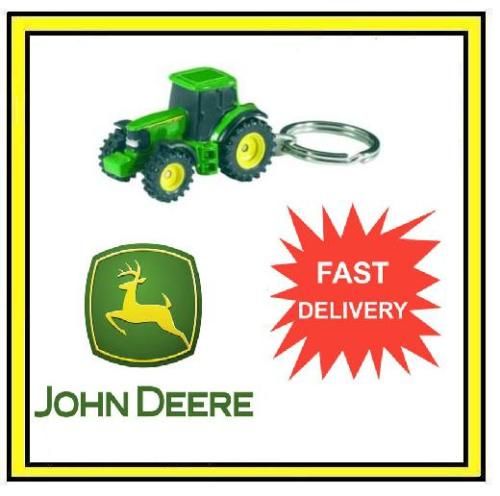 New Bruder John Deere 3920 Tractor Keyring Key Ring