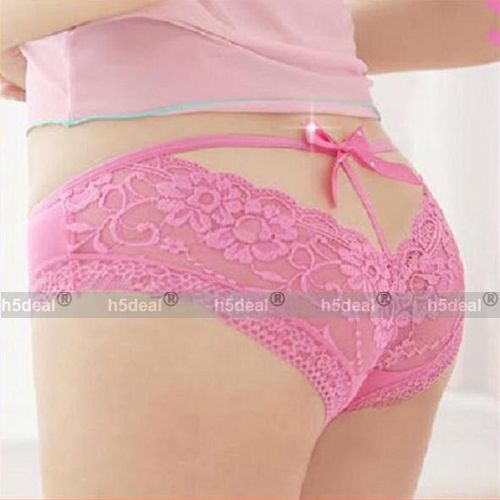 New Womens Sexy Lace Cozy Briefs Thongs Lingerie Panties Underwear