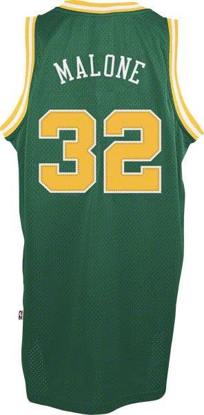  Malone Jersey adidas Green Throwback Swingman #32 Utah Jazz Jersey