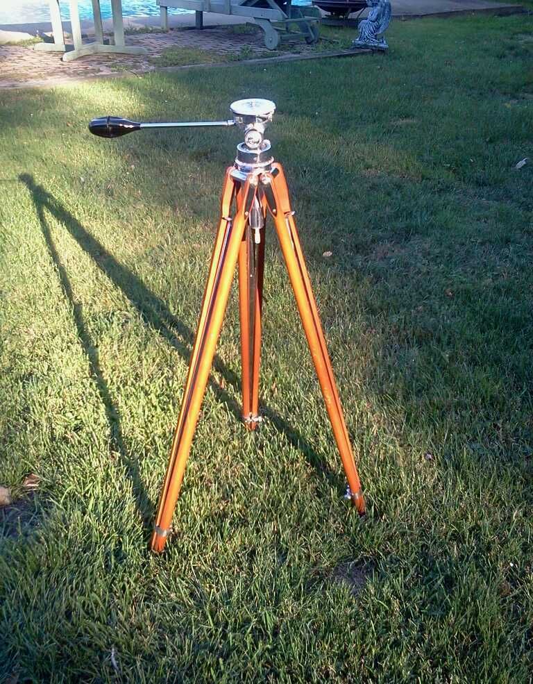 Vintage Craig Thalhammer Movie Supply Co USA Made Wood Tripod