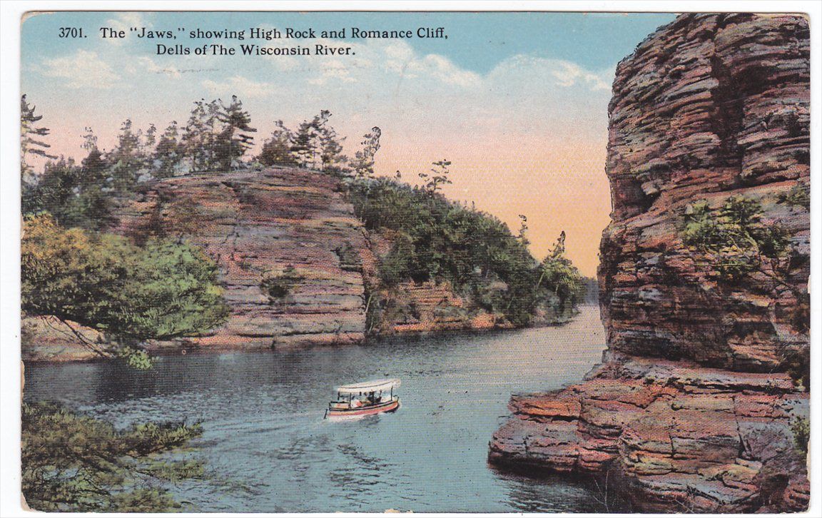 Crystal Lake Illinois 1915 DPO Cancel on Postcard