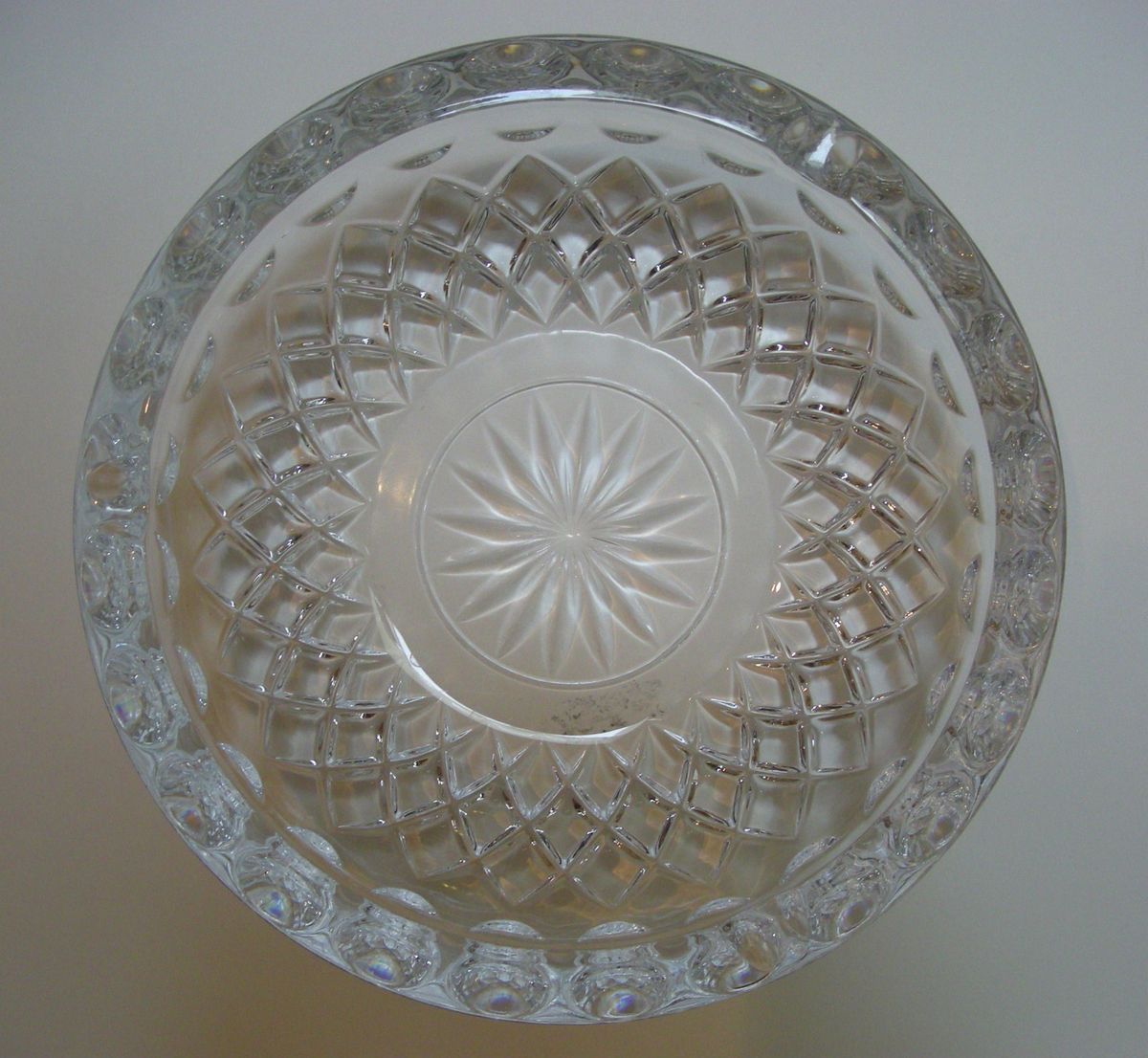  House Highlights Lead Crystal Ashtray Glass Excellent Condition