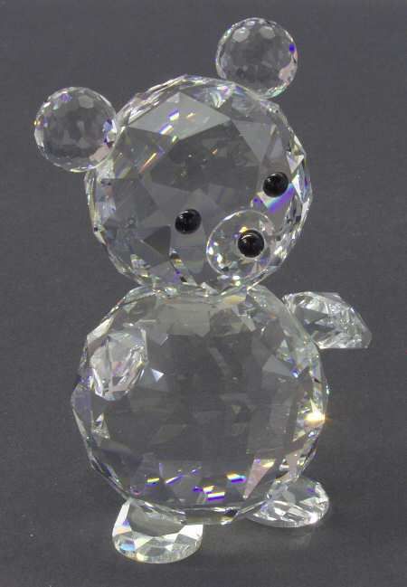 manufacturer swarovski crystal pattern figurine piece giant bear size