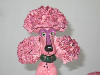 Lynda Corneille SWAK Pink Poodle Sasha Dog Salt Pepper