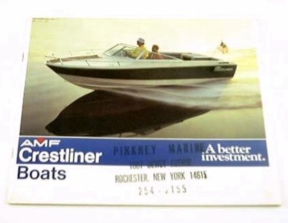 1976 76 AMF CRESTLINER Boat BROCHURE Norseman Crusader Nordic