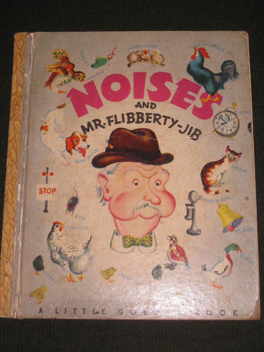   AND MR FLIBBERTY JIB A Little Golden Book VG HB 1947 Crampton Wilkin