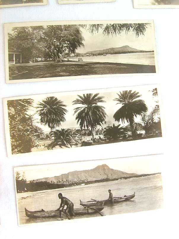  ANTIQUE HAWAIIAN PHOTOS    Hawaii photograph old Diamond Head crater