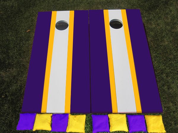 Custom High Quality Sports Team Colors Bean Bag Cornhole Toss Game