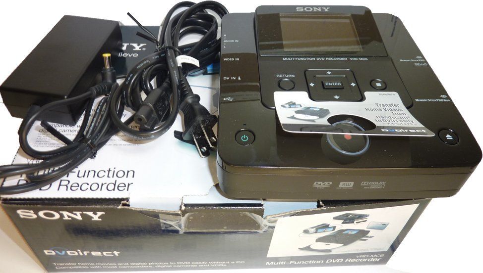 Sony DVDirect Multi Function DVD Recorder VRD MC6