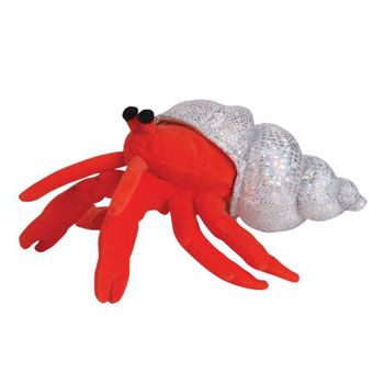 Adventure Planet Plush Hermit Crab 8 inch Stuffed Animal Toy