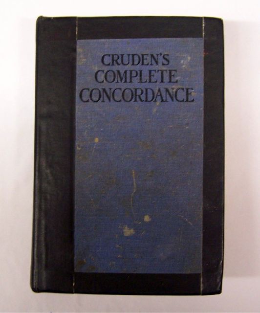 Vintage Crudens Complete Concordance Old New Testament